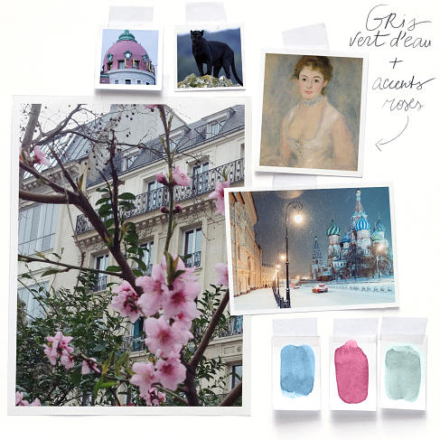 Mood Board for Water Grey
