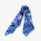 lechalebleu-silk-twill-scarf-treasure-hunters-blue-folded