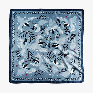 lechalebleu-silk-twill-scarf-treasure-hunters-grey