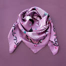 lechalebleu-silk-twill-scarf-treasure-hunters-pink-folded2