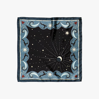 LE-CHALE-BLEU-silk-twill-bandana-beautiful-as-the-moon-black-1