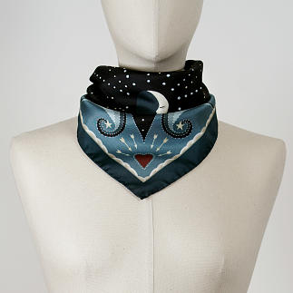 LE-CHALE-BLEU-silk-twill-bandana-beautiful-as-the-moon-black-2