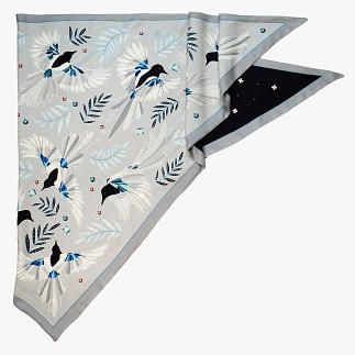 LE_CHALE_BLEU-wool-and-silk-triangle-shawl-magpies-gray-1