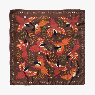le-chale-bleu-silk-twill-scarf-magpies-chocolate-1