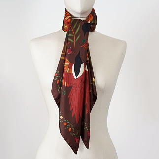 le-chale-bleu-silk-twill-scarf-magpies-chocolate-3