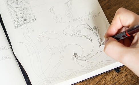 sea-draw-first-sketch