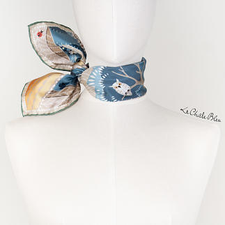 LE-CHALE-BLEU-silk-twill-bandana-boreal-forest-beige-2024-2