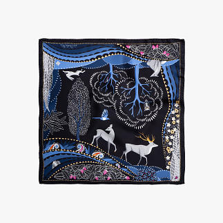 LE-CHALE-BLEU-silk-twill-bandana-boreal-forest-black-1