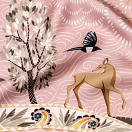 LE-CHALE-BLEU-silk-twill-bandana-boreal-forest-pink-7