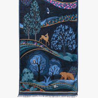 le-chale-bleu-wool-stole-boreal-forest-black-1-2