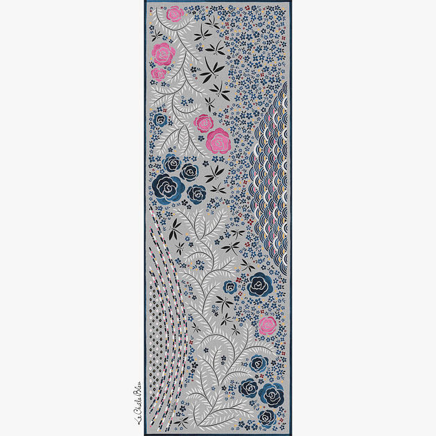 LE-CHALE-BLEU-silk-and-cotton-stole-roses-and-dragonflies-2