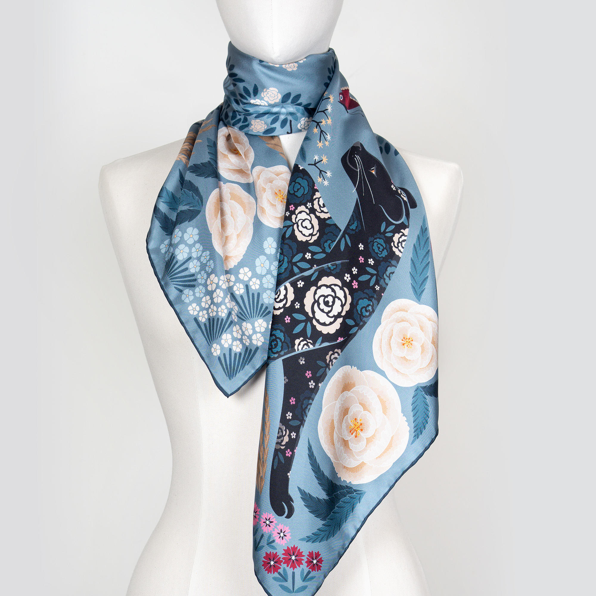 LE CHALE BLEU French Luxury Shawls Scarves