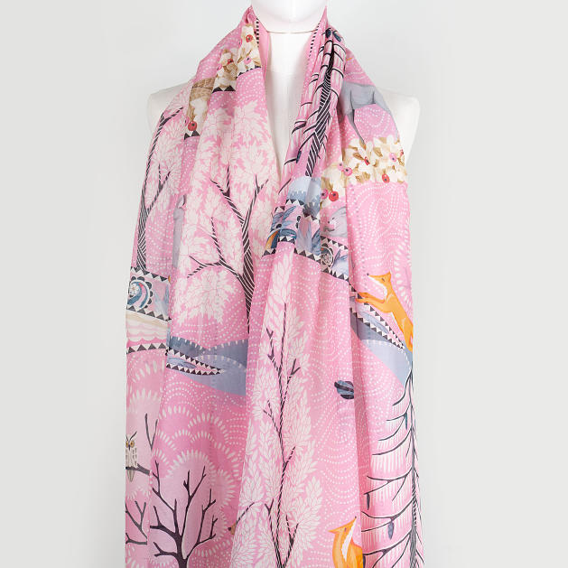 LE-CHALE-BLEU-silk-and-cotton-stole-the-boreal-forest-light-pink-2
