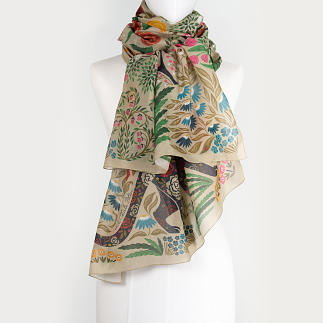 LE-CHALE-BLEU-silk-and-cotton-stole-the-panther-and-the-artist-beige-3