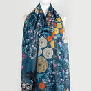 LE-CHALE-BLEU-silk-and-cotton-stole-the-panther-and-the-artist-blue-2