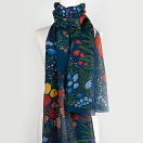 LE-CHALE-BLEU-silk-and-cotton-stole-the-panther-and-the-artist-dark-blue-5