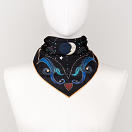 LE-CHALE-BLEU-silk-twill-bandana-beautiful-as-the-moon-double-black-3
