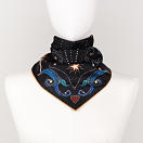 LE-CHALE-BLEU-silk-twill-bandana-beautiful-as-the-moon-double-black-4