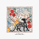 LE-CHALE-BLEU-silk-twill-bandana-the-panther-and-the-artist-latte-1