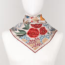 LE-CHALE-BLEU-silk-twill-bandana-the-panther-and-the-artist-latte-4