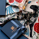 LE-CHALE-BLEU-silk-twill-bandana-the-panther-and-the-artist-latte-8