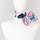 LE-CHALE-BLEU-silk-twill-bandana-the-panther-and-the-artist-silver-3