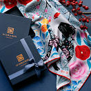 LE-CHALE-BLEU-silk-twill-bandana-the-panther-and-the-artist-silver-8