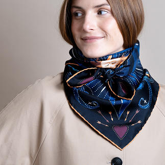 le-chale-bleu-silk-twill-scarf-beautiful-as-the-moon-wavy-blue-0-2