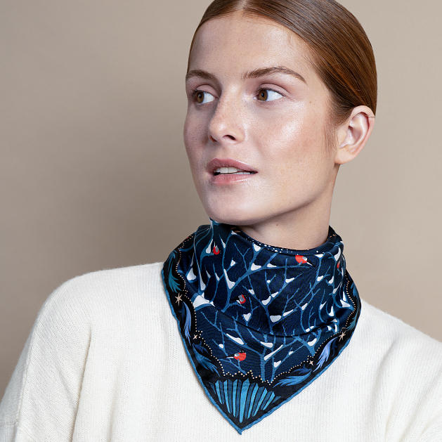 LE-CHALE-BLEU-silk-twill-bandana-the-four-sisters-winter-midnight-0