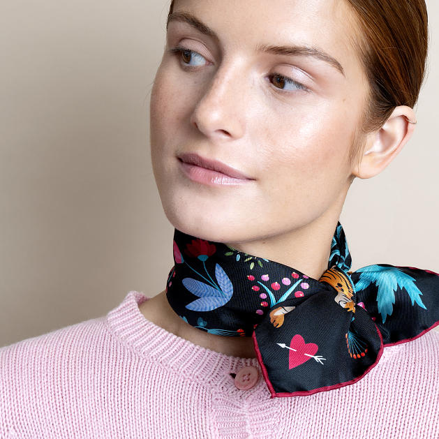 LE-CHALE-BLEU-silk-twill-bandana-the-tigers-bride-happy-black-0-2