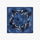 LE-CHALE-BLEU-silk-twill-bandana-the-treasure-hunters-1