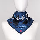 LE-CHALE-BLEU-silk-twill-bandana-the-treasure-hunters-3