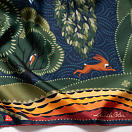 LE-CHALE-BLEU-silk-twill-bandana-the-voyage-into-the-boreal-forest-ink-8