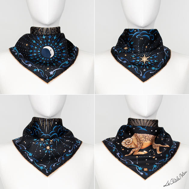 LE-CHALE-BLEU-silk-twill-bandana-zodiac-1-aries-black-5