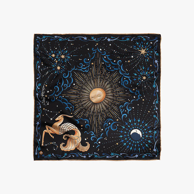 LE-CHALE-BLEU-silk-twill-bandana-zodiac-10-capricorn-black-1-2