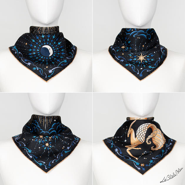 LE-CHALE-BLEU-silk-twill-bandana-zodiac-10-capricorn-black-5