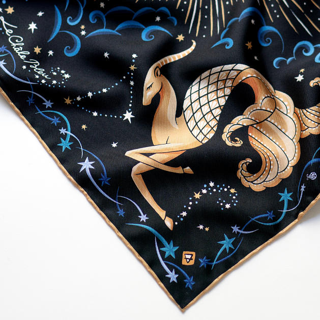 LE-CHALE-BLEU-silk-twill-bandana-zodiac-10-capricorn-black-6