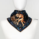 LE-CHALE-BLEU-silk-twill-bandana-zodiac-11-aquarius-black-2