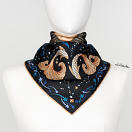LE-CHALE-BLEU-silk-twill-bandana-zodiac-12-pisces-black-2