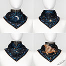 LE-CHALE-BLEU-silk-twill-bandana-zodiac-2-taurus-black-5