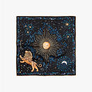 LE-CHALE-BLEU-silk-twill-bandana-zodiac-5-leo-black-1