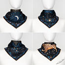 LE-CHALE-BLEU-silk-twill-bandana-zodiac-5-leo-black-5