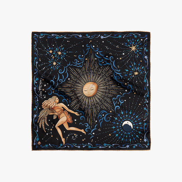 LE-CHALE-BLEU-silk-twill-bandana-zodiac-6-virgo-black-1-2