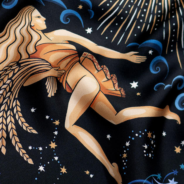 LE-CHALE-BLEU-silk-twill-bandana-zodiac-6-virgo-black-8
