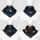 LE-CHALE-BLEU-silk-twill-bandana-zodiac-7-libra-black-5