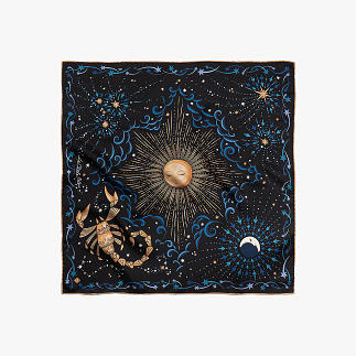 LE-CHALE-BLEU-silk-twill-bandana-zodiac-8-scorpio-black-1-2
