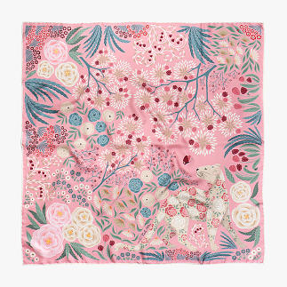 le-chale-bleu-silk-twill-scarf-the-panther-and-the-artist-pink-1