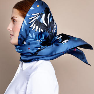 le-chale-bleu-silk-twill-scarf-the-treasure-hunters-twilight-0