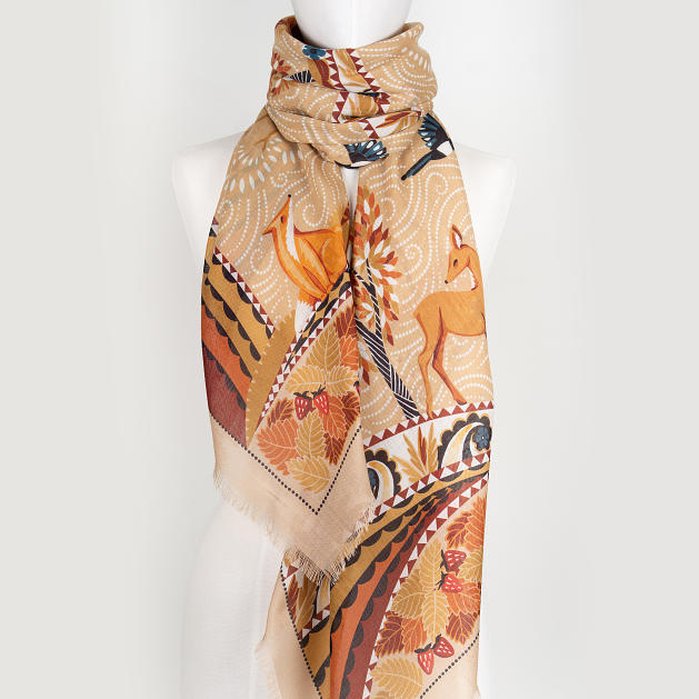 le-chale-bleu-wool-cashmere-silk-shawl-the-boreal-forest-camel-3