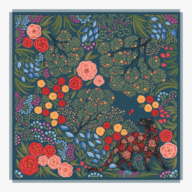 le-chale-bleu-wool-cashmere-silk-shawl-the-panther-and-the-artist-midnight-1